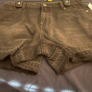 Wonder Nation Black Jean Shorts